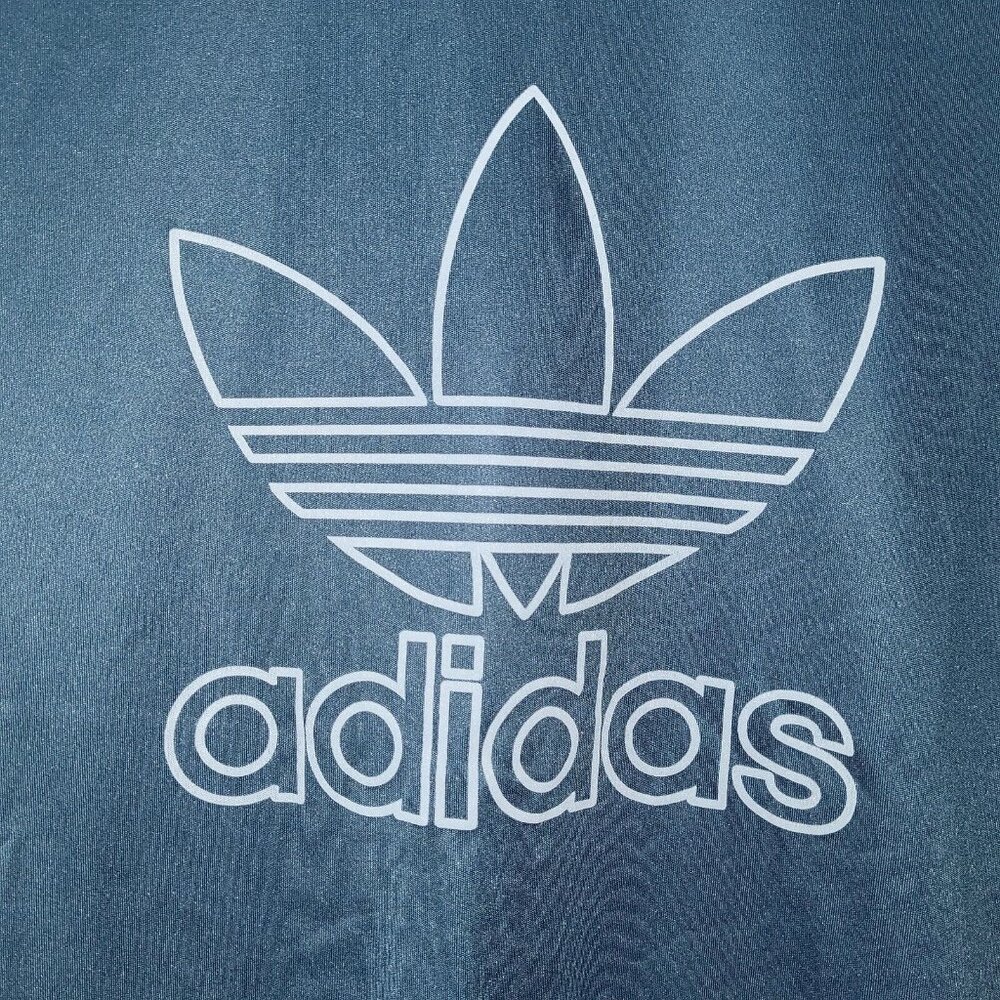 adidas Women's Short Sleeve Tee in Navy with White Logo - Picture 2 of 11
